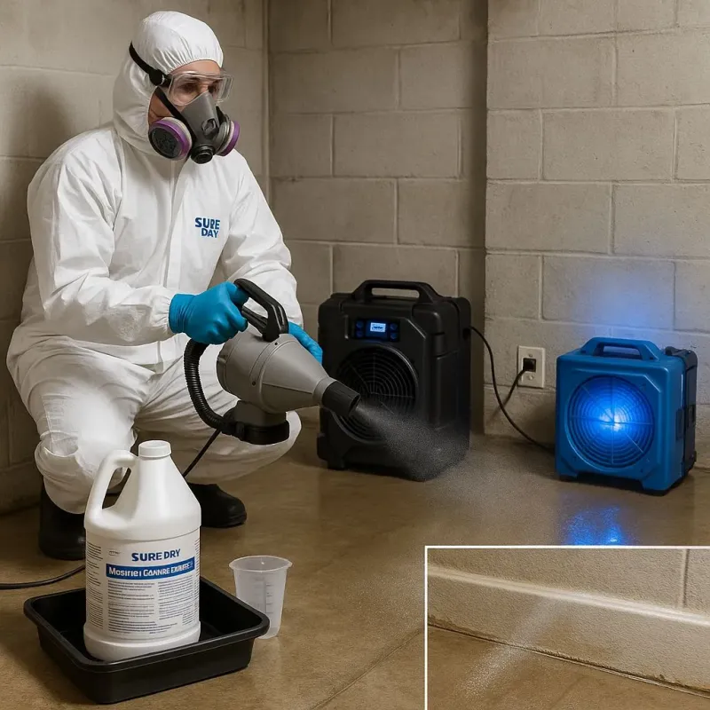 Sanitization and Odor Removal process in Kaufman County, TX