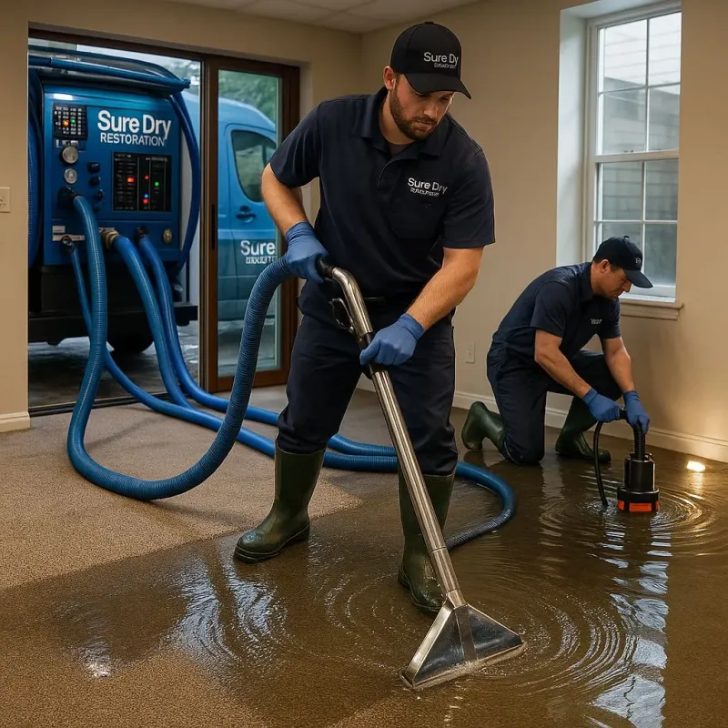 Water Extraction and Removal process in Kaufman County, TX